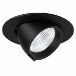 Noxion Faretti LED Forza V2 Aluminium Nero 32W 3700lm 36D - 930-940-957 CCT | 160mm - Ritaglio 145mm - Miglior Resa Cromatica