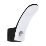 Eglo Luce Da Parete Fiumicino Esterni Aluminium Nero 11.5W 1200lm - 830 Luce Calda - 