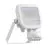 Ledvance Proiettore LED Aluminium Bianca 8W 1100lm 100D - 830 Luce Calda -  | IP65 - Sensore Di Movimento E Luce - Simmetrico