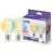 Pacco doppio 2x WiZ Smart LED E27 Pera Filamento 7W 806lm | Miglior Resa Cromatica - Dimmerabile - Sostitutiva 60W