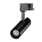 Noxion Luce A Binario LED 3 Fasi Ecowhite Aluminium Nero 10W 840lm 36D - 830 Luce Calda - 