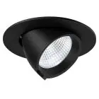 Noxion Faretti LED Forza V2 Aluminium Nero 32W 3700lm 36D - 930-940-957 CCT | 160mm - Ritaglio 145mm - Miglior Resa Cromatica